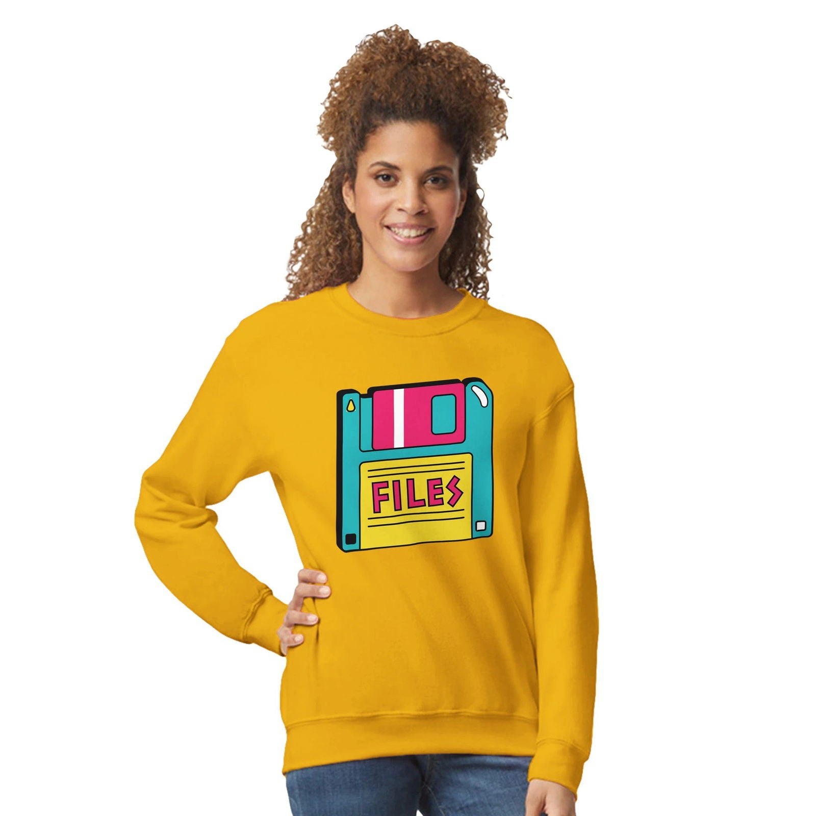 Retro Floppy disc | Trui Unisex - Tshirt-Fabriek.nl