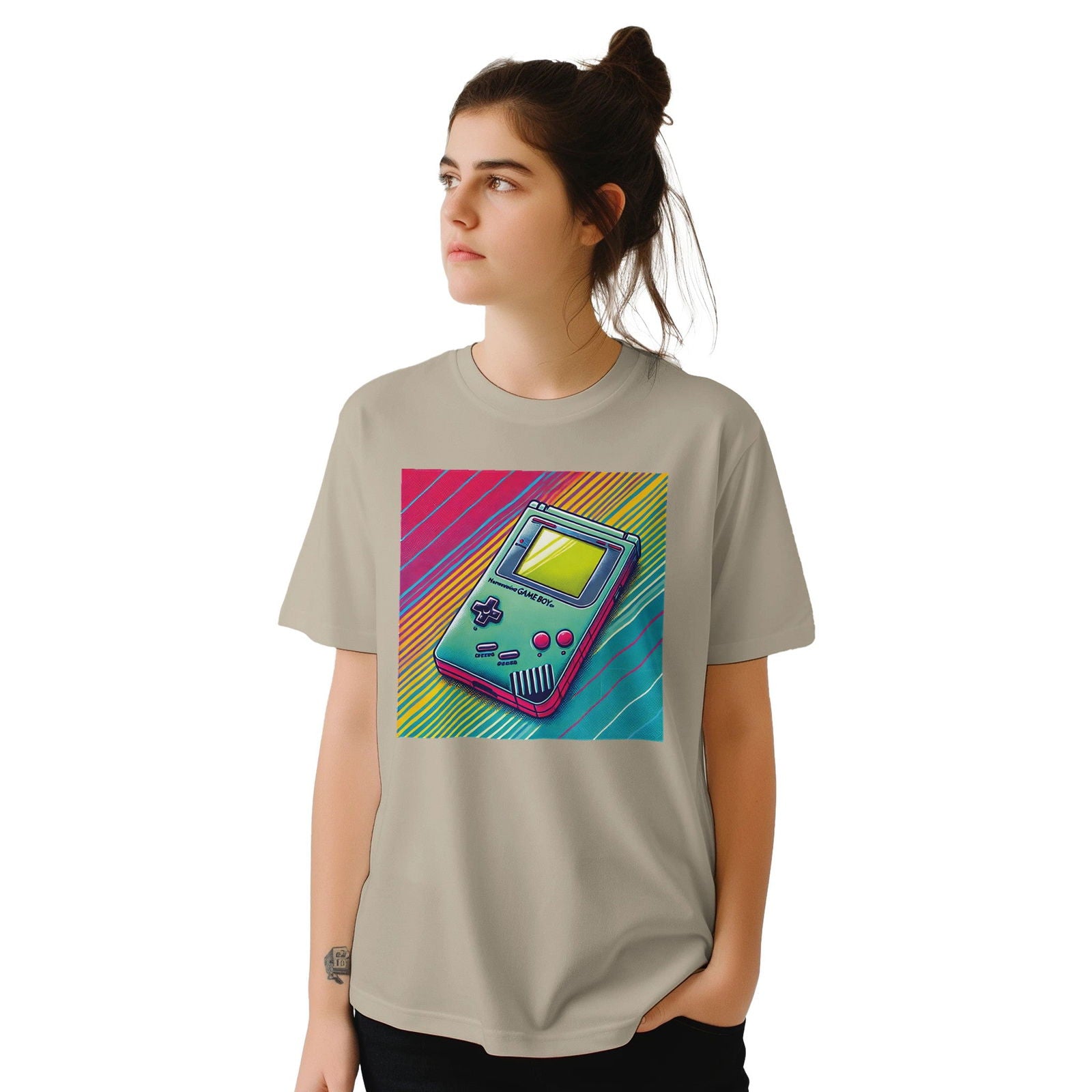 Retro Gameboy | T-Shirt Unisex - Tshirt-Fabriek.nl