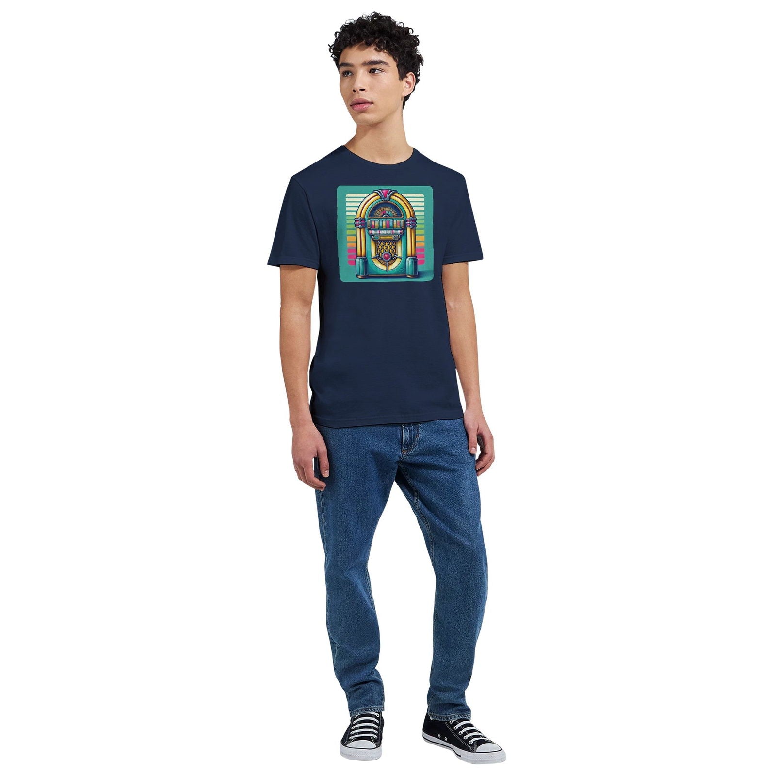 Retro Jukebox | T-Shirt Unisex - Tshirt-Fabriek.nl