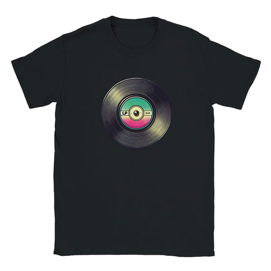 Retro LP plaat | T-Shirt Unisex - Tshirt-Fabriek.nl