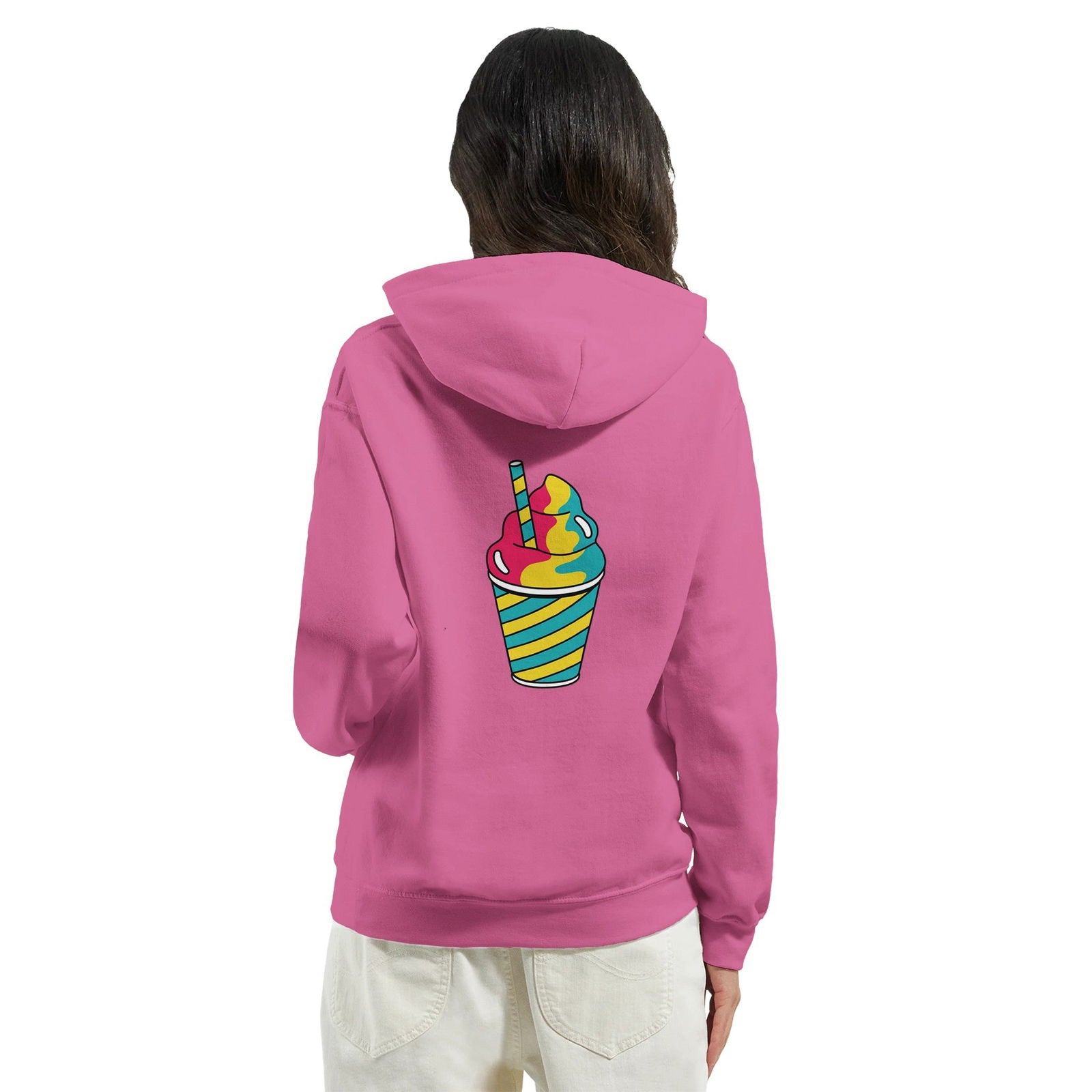 Retro Milkshake | Hoodie Unisex - Tshirt-Fabriek.nl