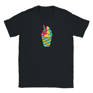 Retro Milkshake | T-Shirt Unisex - Tshirt-Fabriek.nl