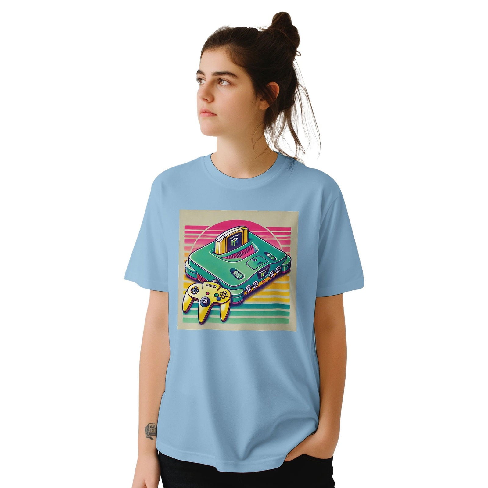 Retro Nintendo 64-bit | T-Shirt Unisex - Tshirt-Fabriek.nl