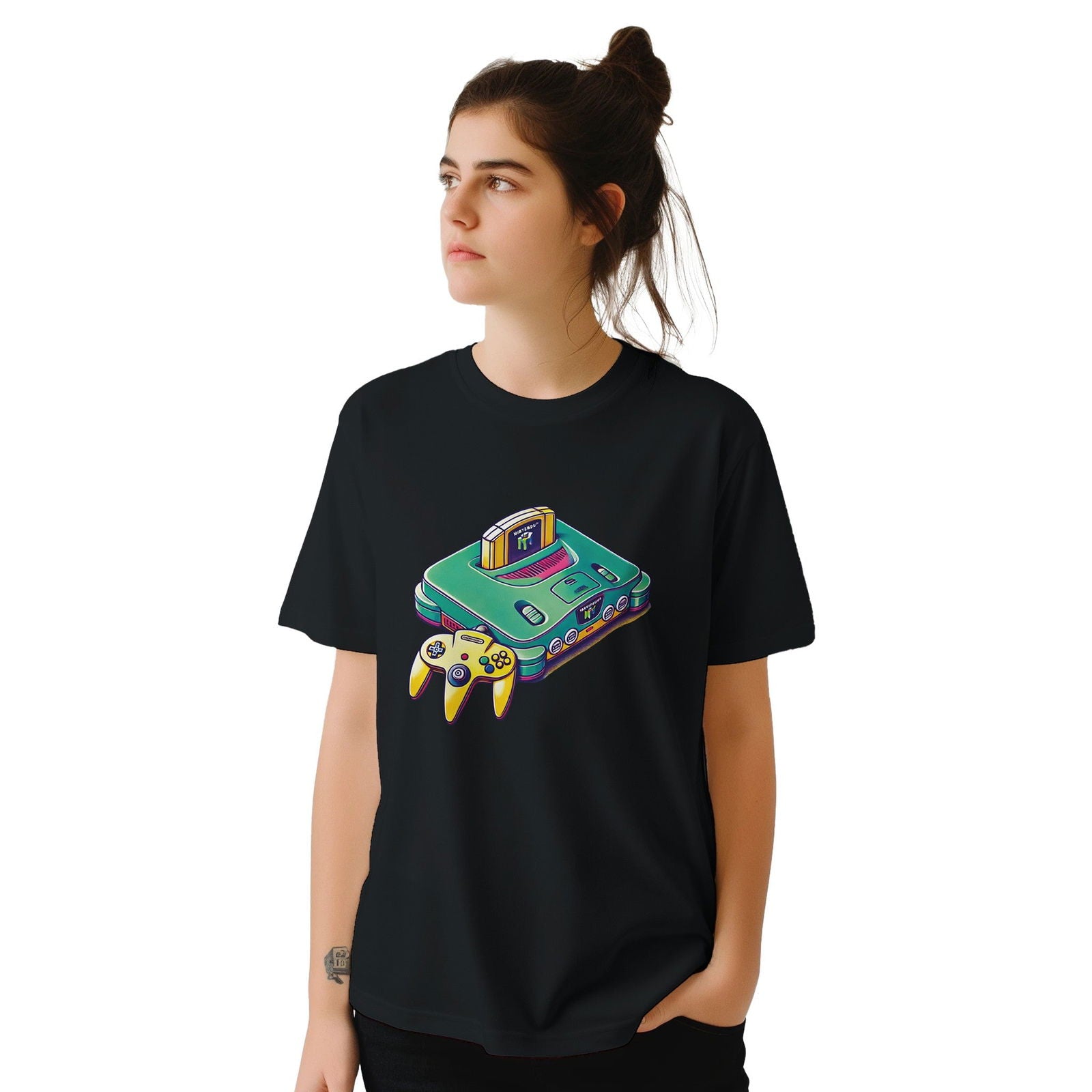 Retro Nintendo 64-bit | T-Shirt Unisex - Tshirt-Fabriek.nl