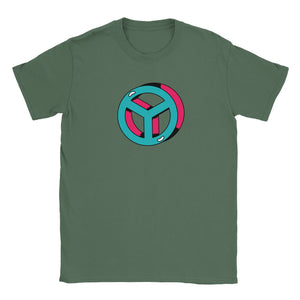 Retro Peace | T-Shirt Unisex - Tshirt-Fabriek.nl