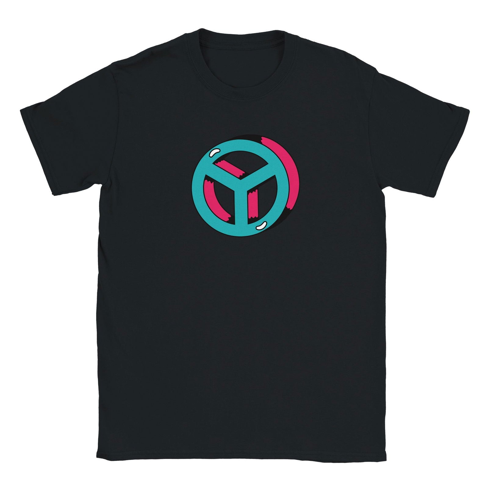 Retro Peace | T-Shirt Unisex - Tshirt-Fabriek.nl