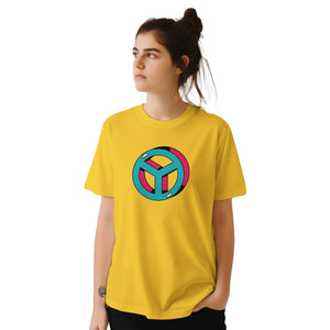 Retro Peace | T-Shirt Unisex - Tshirt-Fabriek.nl