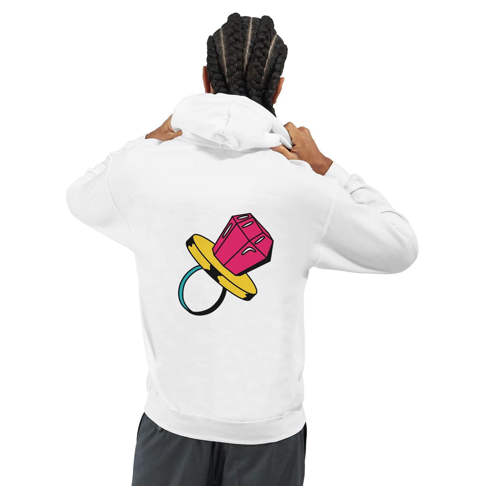 Retro Ring Candy | Hoodie Unisex - Tshirt-Fabriek.nl