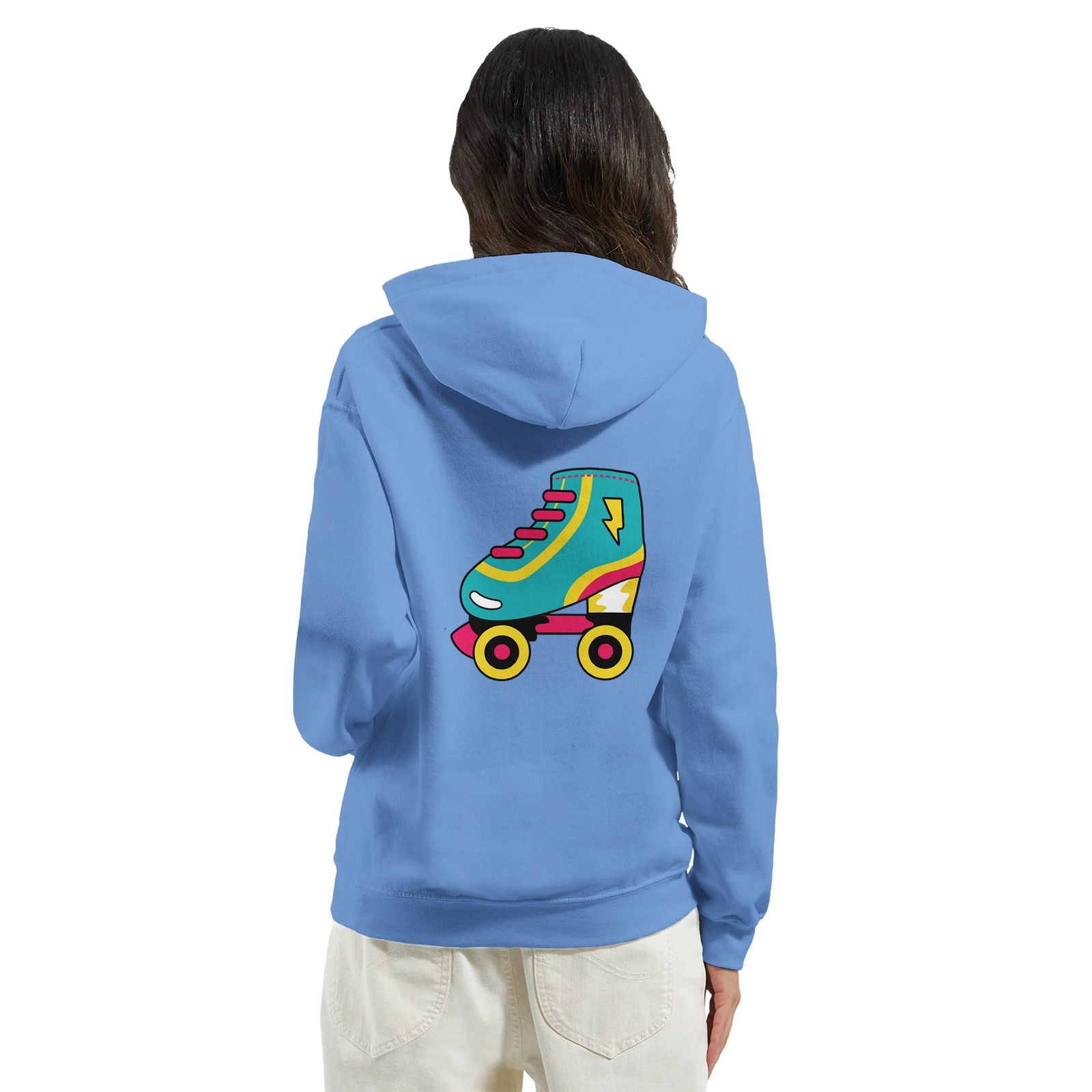 Retro Roller Skate | Hoodie Unisex - Tshirt-Fabriek.nl