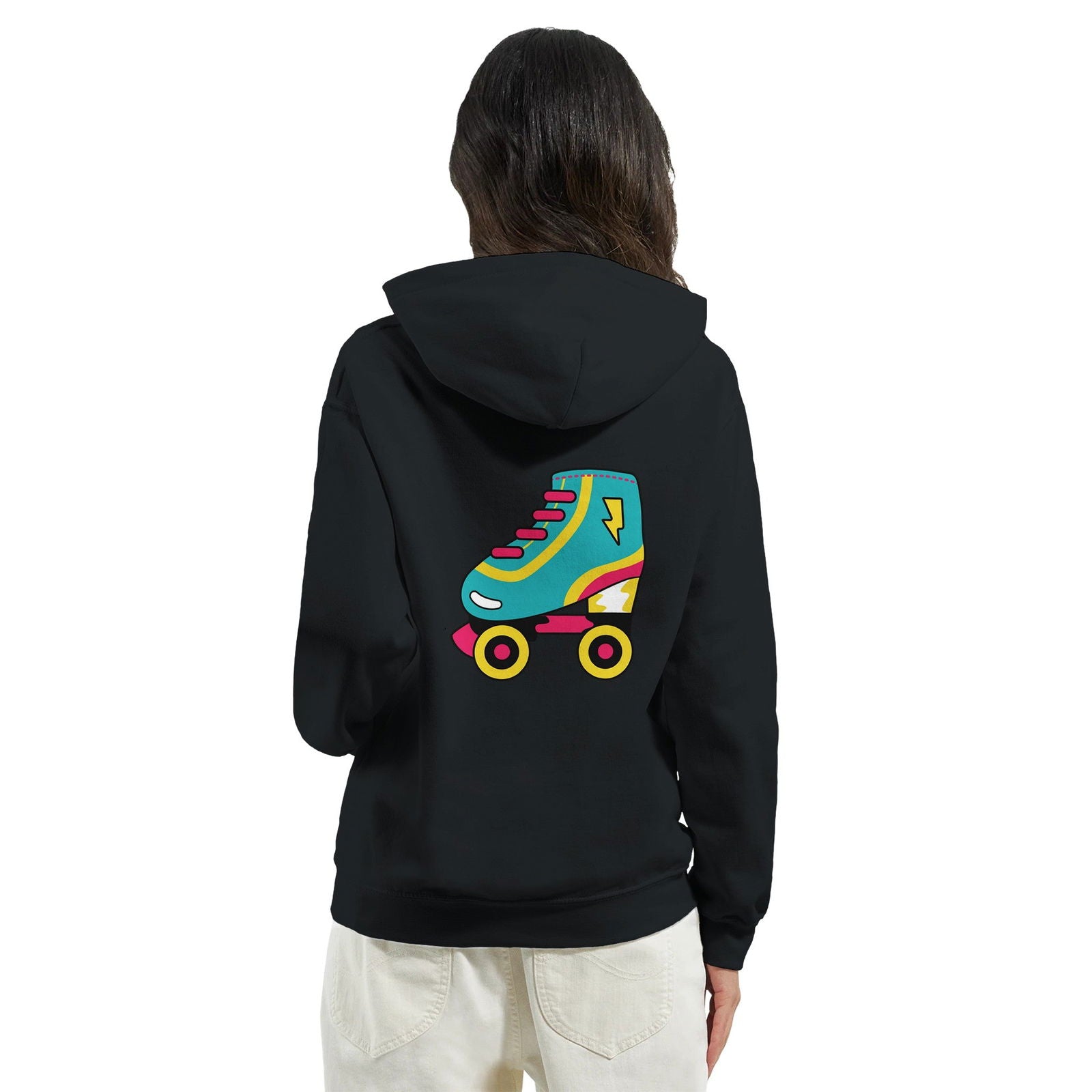 Retro Roller Skate | Hoodie Unisex - Tshirt-Fabriek.nl