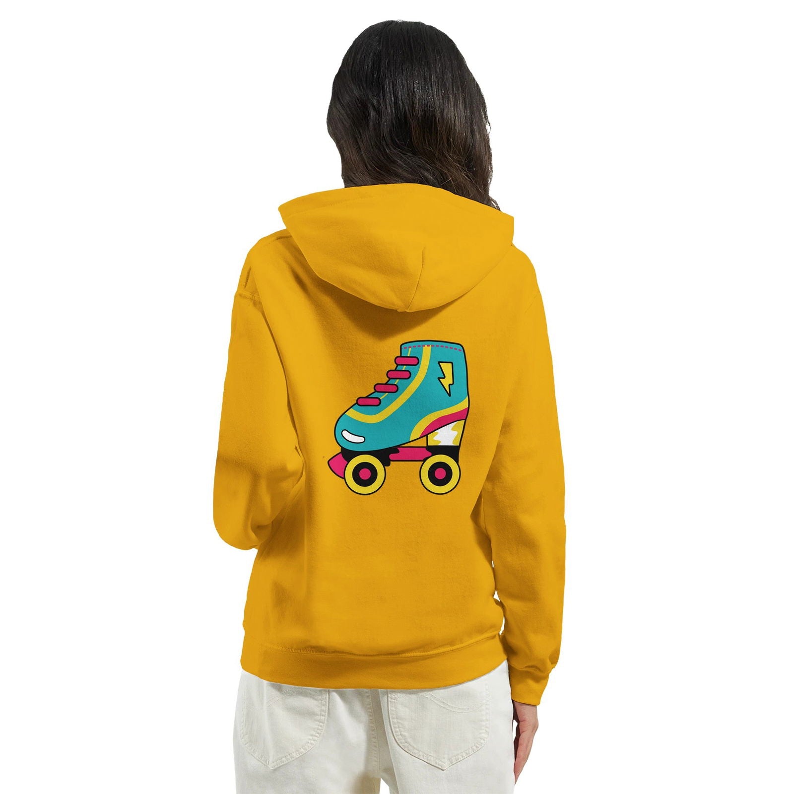 Retro Roller Skate | Hoodie Unisex - Tshirt-Fabriek.nl