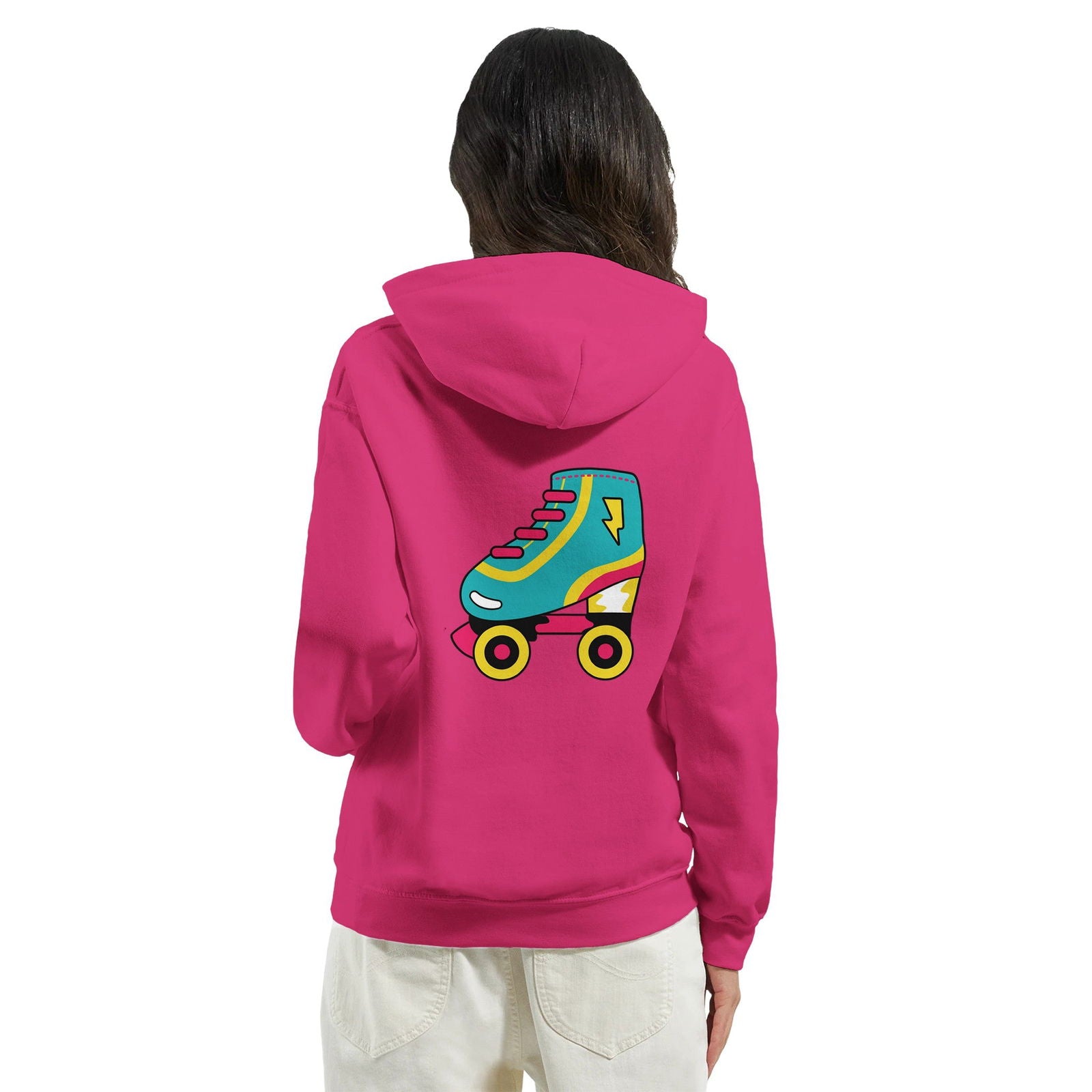 Retro Roller Skate | Hoodie Unisex - Tshirt-Fabriek.nl