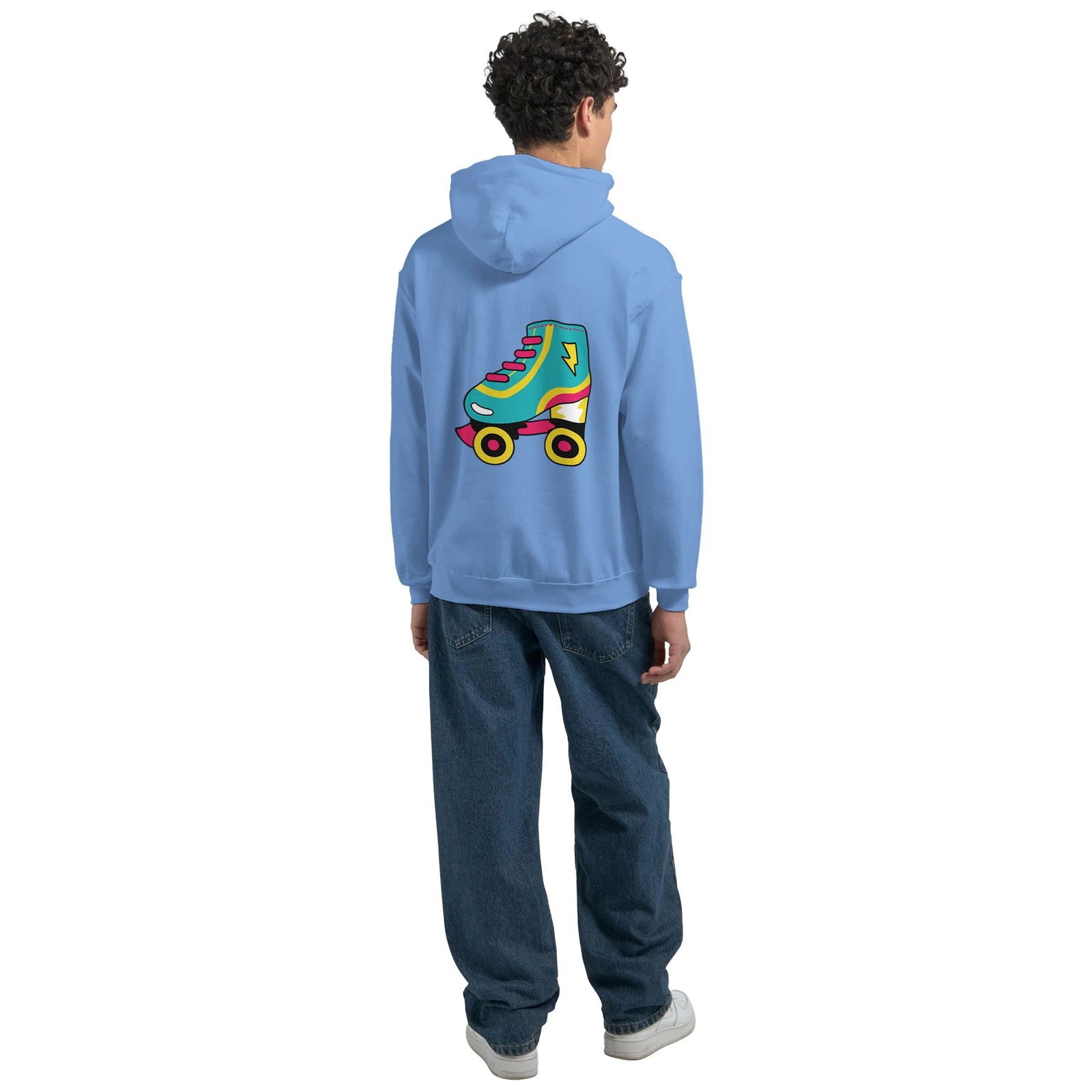 Retro Roller Skate | Hoodie Unisex - Tshirt-Fabriek.nl