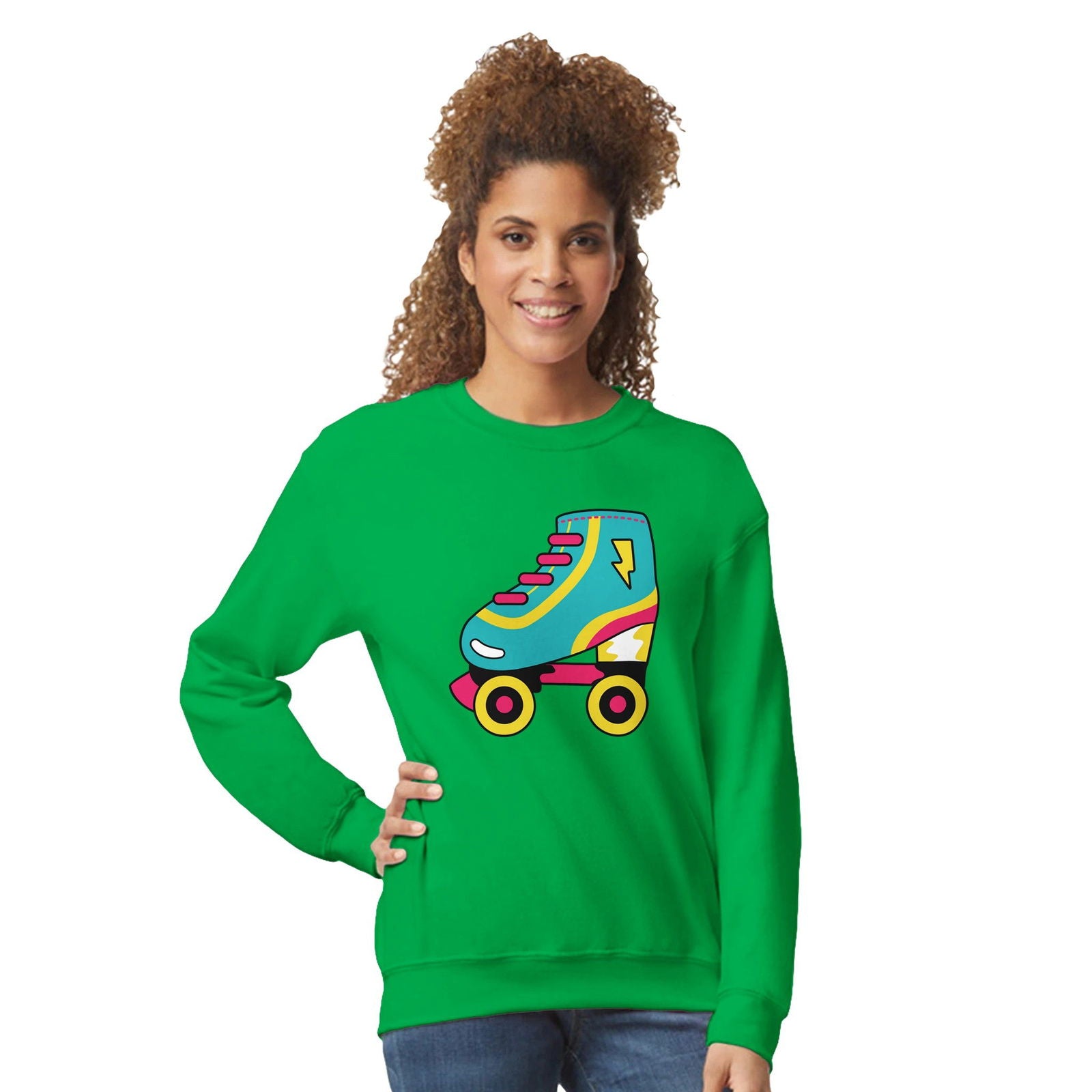 Retro Roller Skate | Trui Unisex - Tshirt-Fabriek.nl