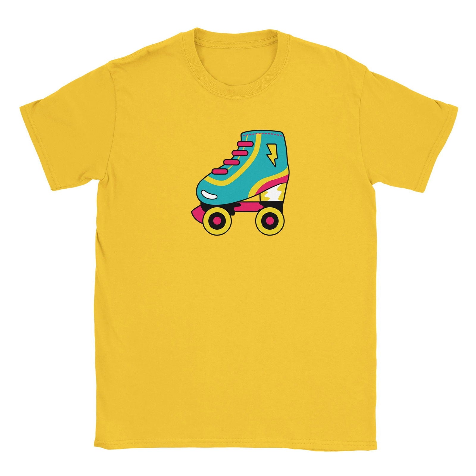 Retro Roller skate | T-Shirt Unisex - Tshirt-Fabriek.nl