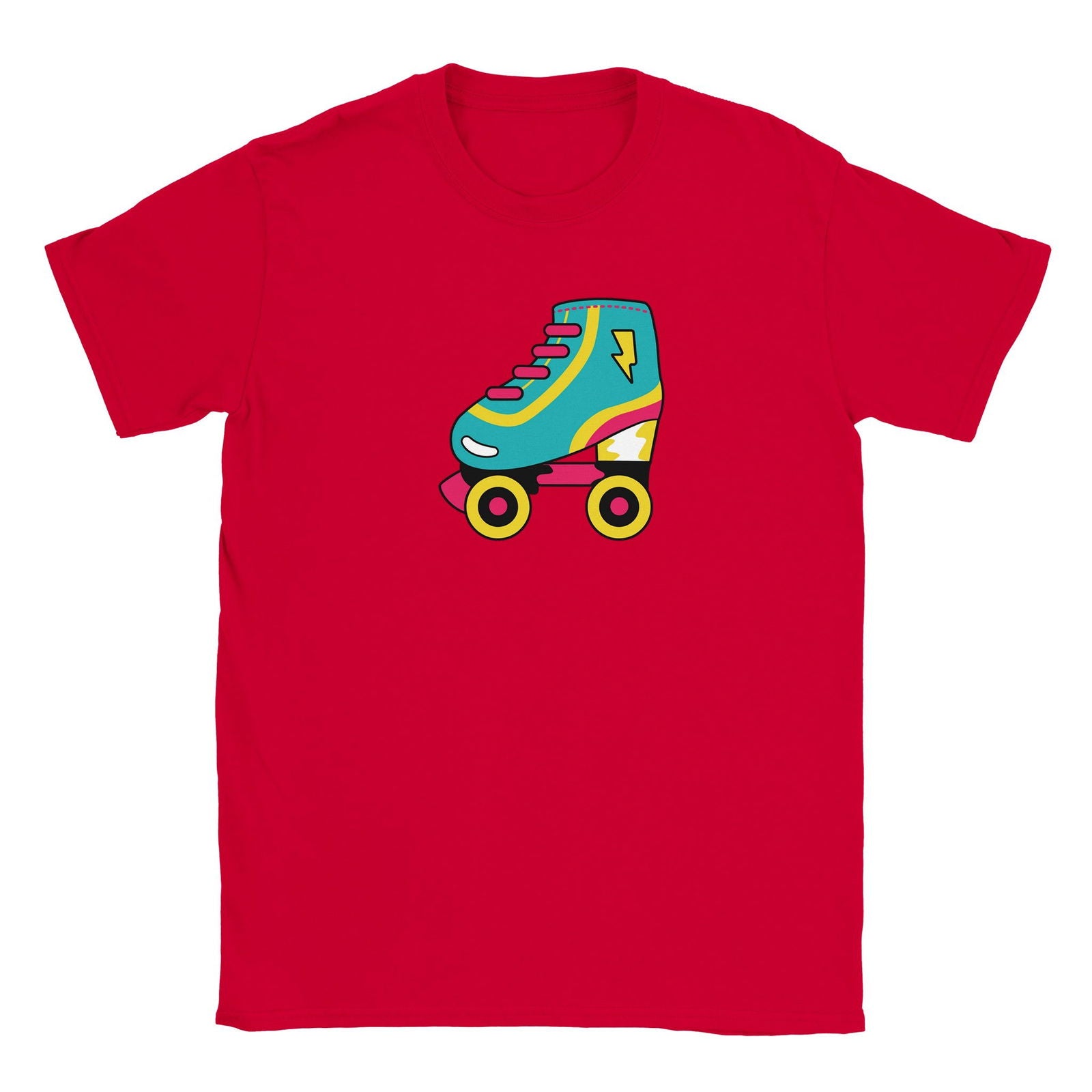 Retro Roller skate | T-Shirt Unisex - Tshirt-Fabriek.nl