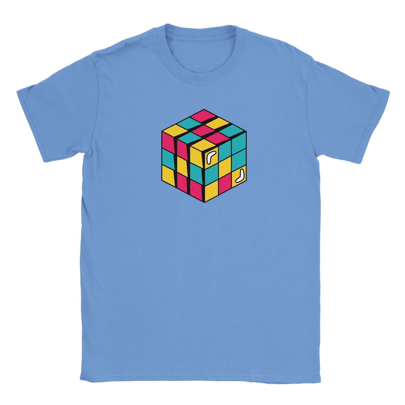 Retro Rubix cube | T-Shirt Unisex - Tshirt-Fabriek.nl