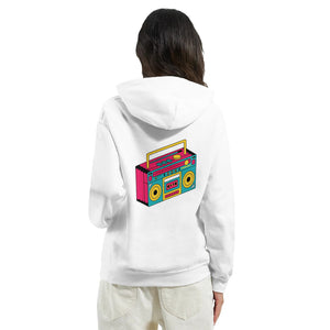 Retro Stereo | Hoodie Unisex - Tshirt-Fabriek.nl