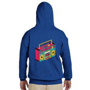 Retro Stereo | Hoodie Unisex - Tshirt-Fabriek.nl