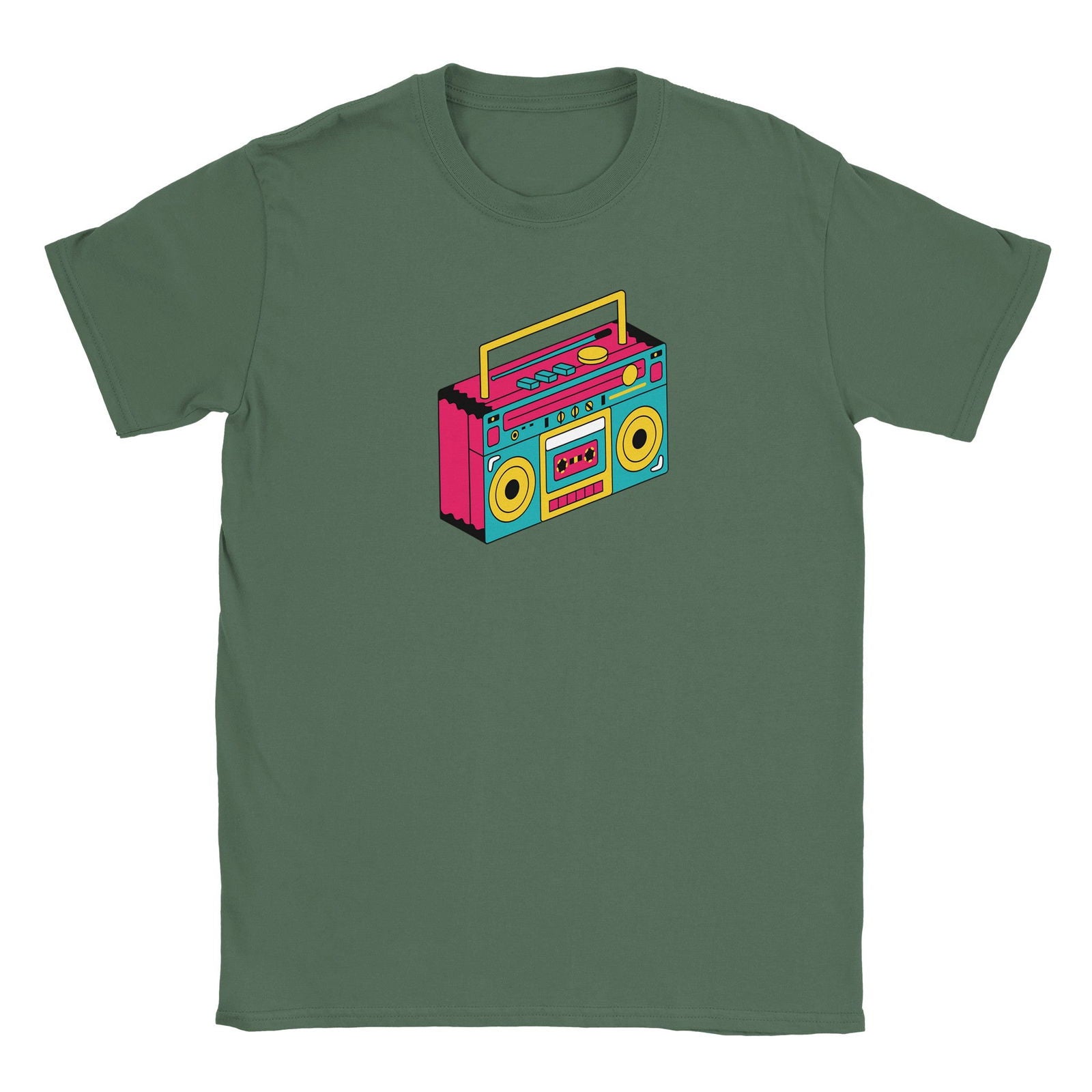 Retro Stereo | T-Shirt Unisex - Tshirt-Fabriek.nl