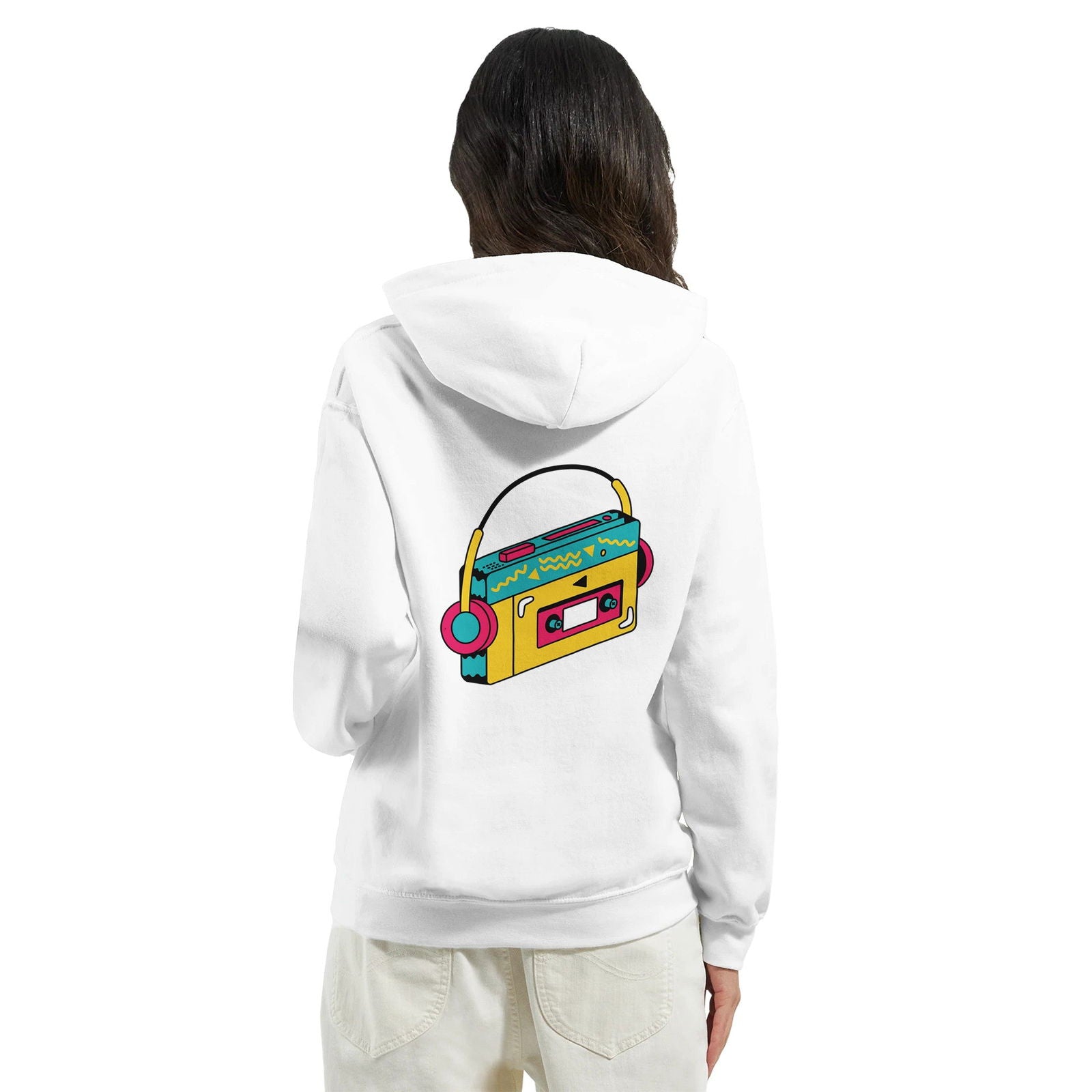 Retro Walkman | Hoodie Unisex - Tshirt-Fabriek.nl