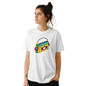 Retro Walkman | T-Shirt Unisex - Tshirt-Fabriek.nl