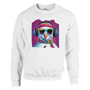 Rocking Snowman | Trui Unisex - Tshirt-Fabriek.nl