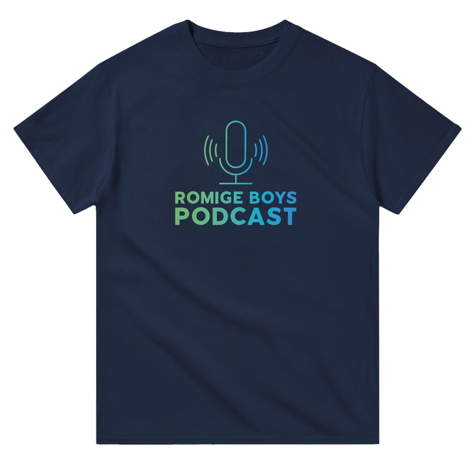 Romige Boys Podcast | T-shirt Unisex - Tshirt-Fabriek.nl