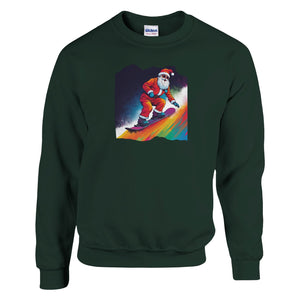 Snowboarding Santa | Trui Unisex - Tshirt-Fabriek.nl