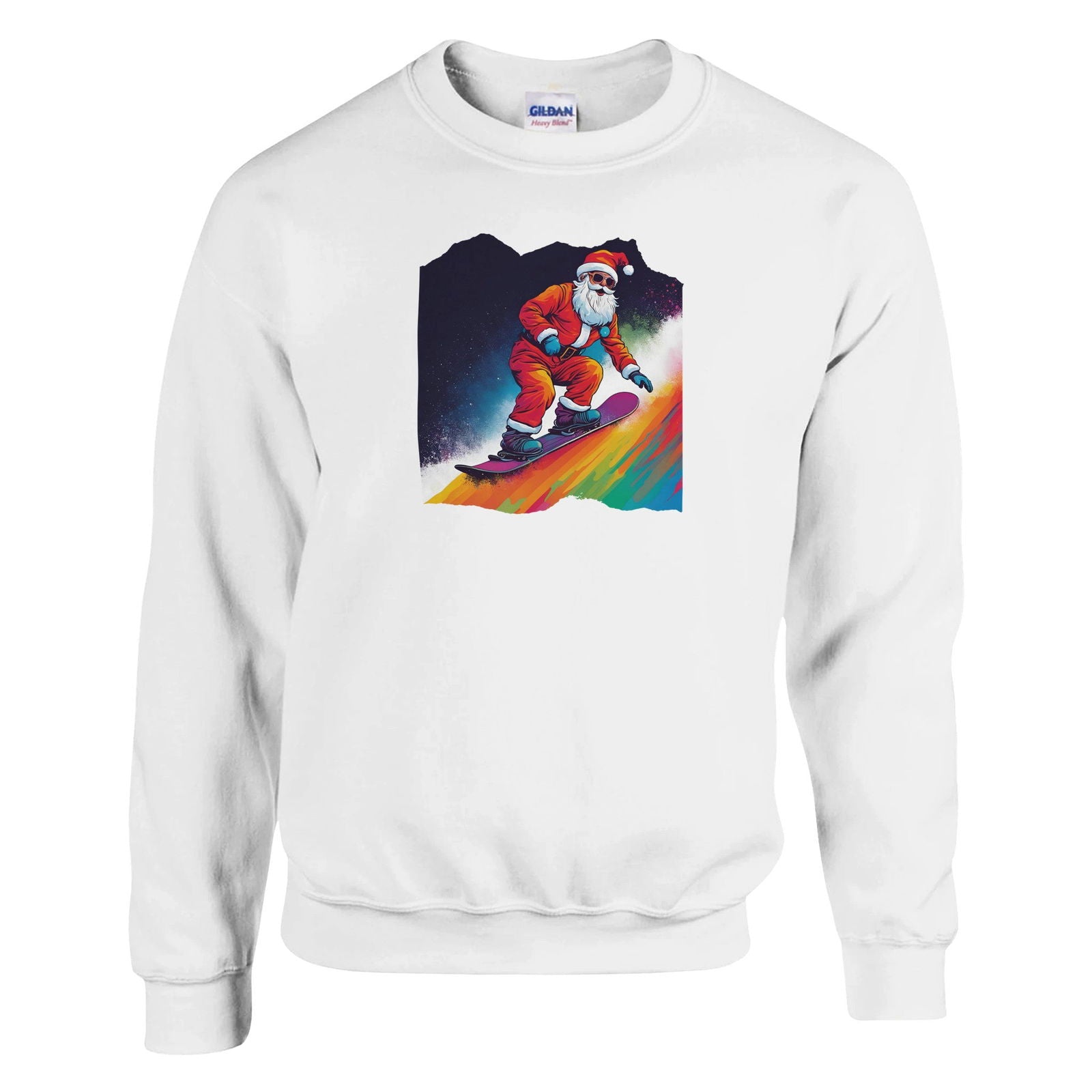 Snowboarding Santa | Trui Unisex - Tshirt-Fabriek.nl