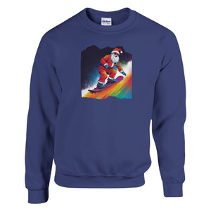 Snowboarding Santa | Trui Unisex - Tshirt-Fabriek.nl