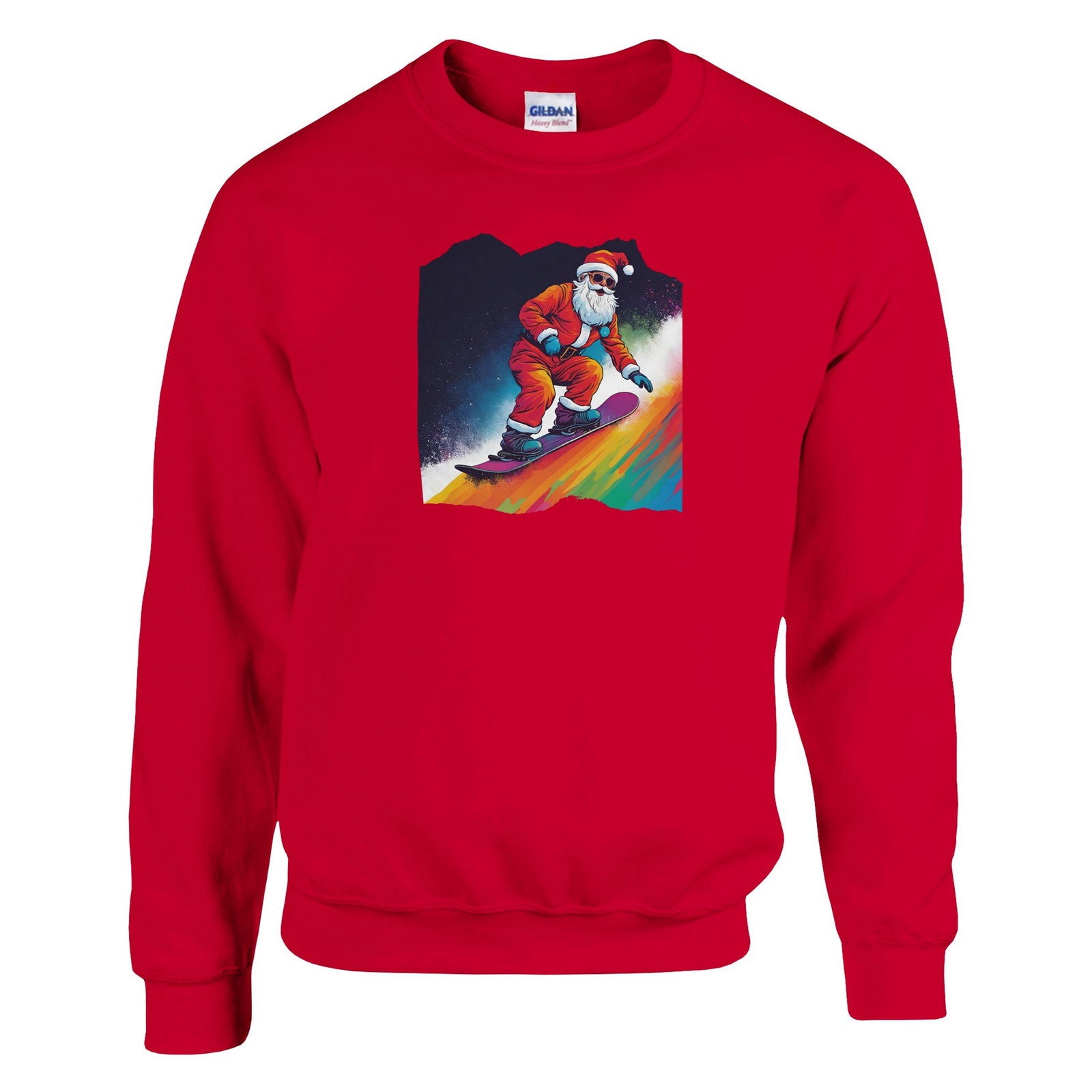 Snowboarding Santa | Trui Unisex - Tshirt-Fabriek.nl