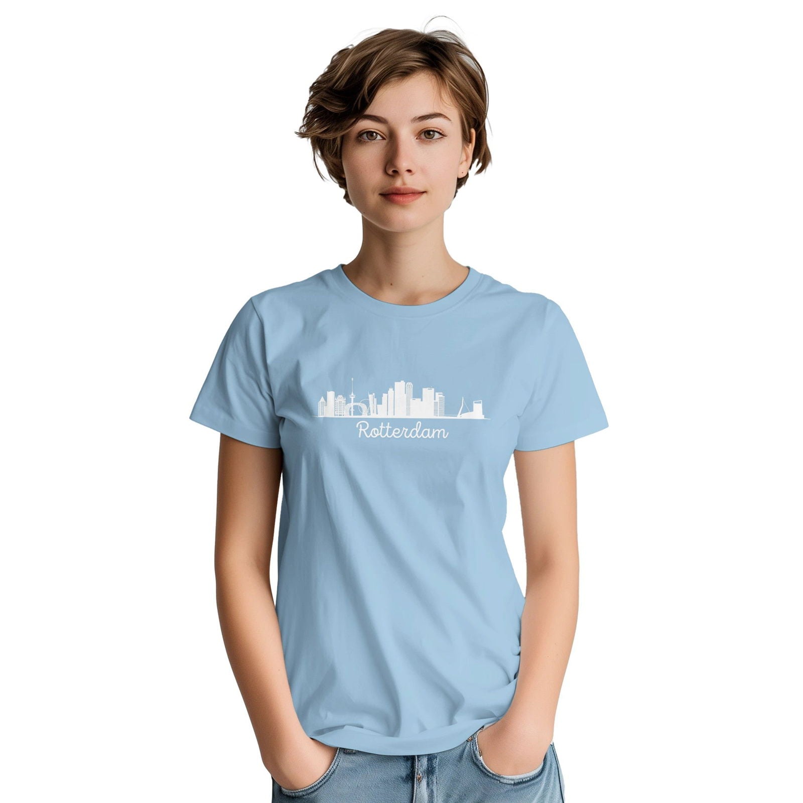 T-Shirt Unisex - Rotterdam - Tshirt-Fabriek.nl