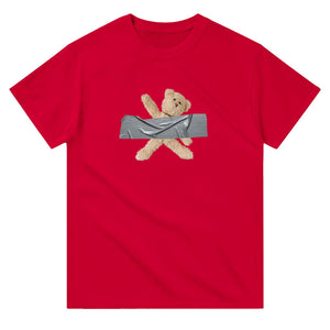 T-shirt Unisex | Ductaped teddybear - Tshirt-Fabriek.nl