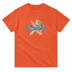 T-shirt Unisex | Ductaped teddybear - Tshirt-Fabriek.nl