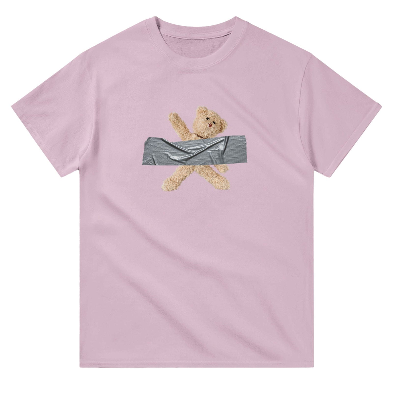 T-shirt Unisex | Ductaped teddybear - Tshirt-Fabriek.nl