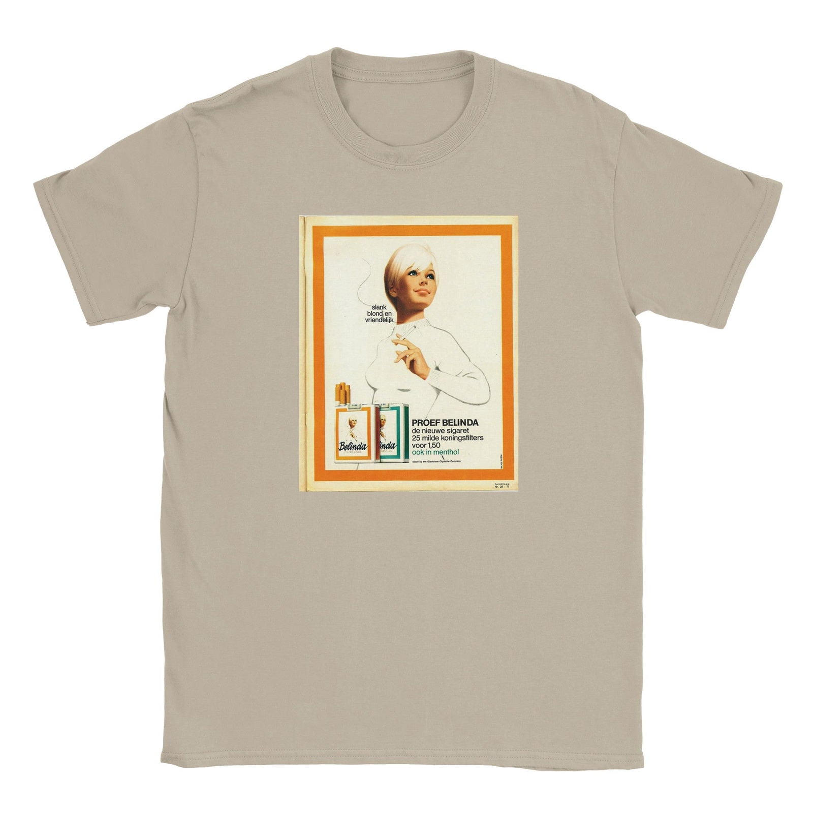 Tabak Belinda Menthol | T-shirt Unisex - Tshirt-Fabriek.nl