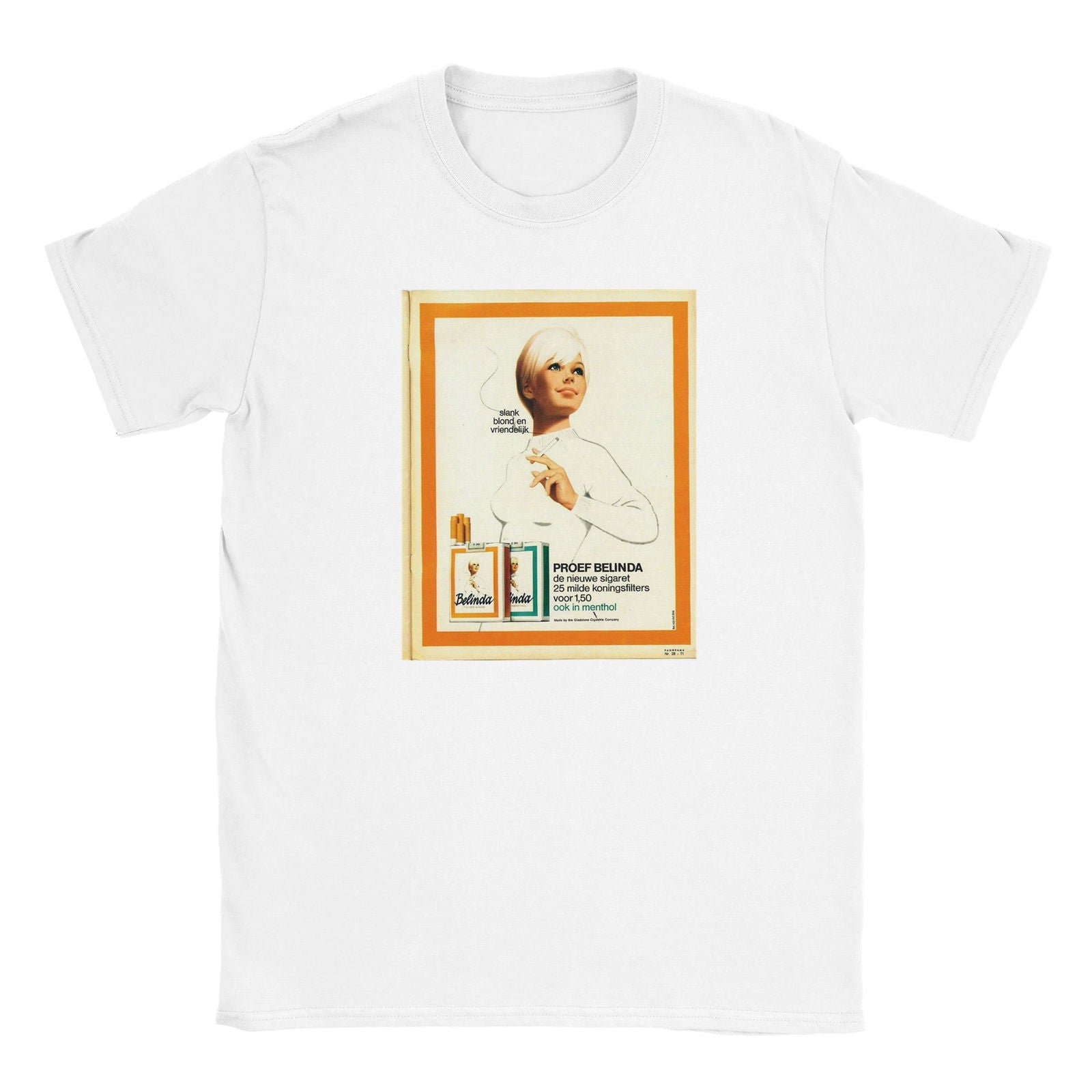 Tabak Belinda Menthol | T-shirt Unisex - Tshirt-Fabriek.nl