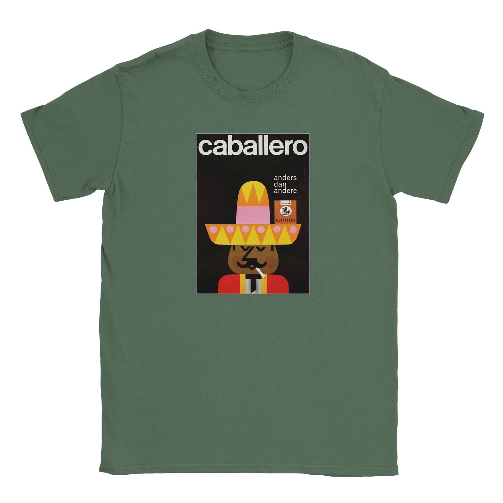 Tabak Caballero | T-shirt Unisex - Tshirt-Fabriek.nl