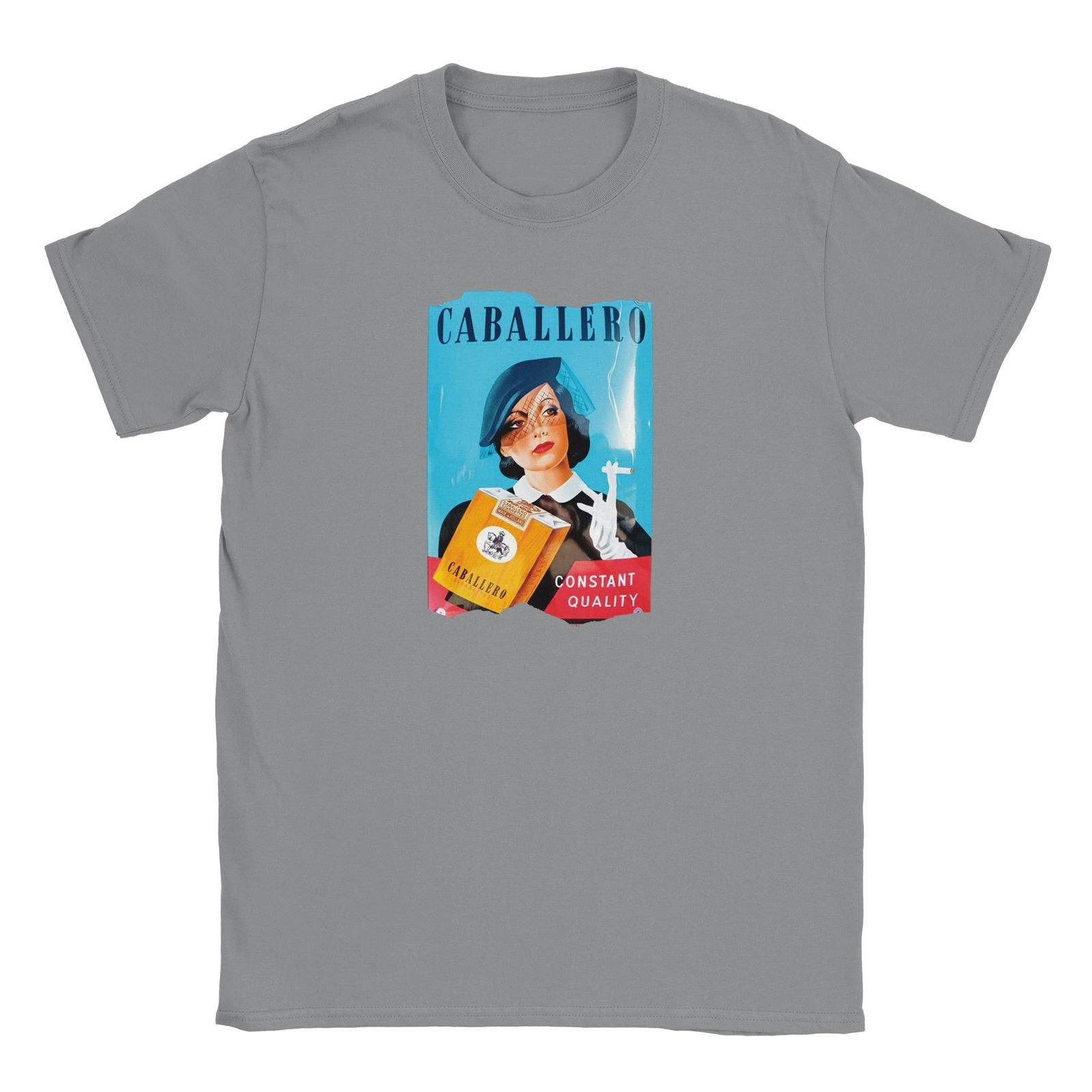 Tabak Caballero cropped | T-shirt Unisex - Tshirt-Fabriek.nl