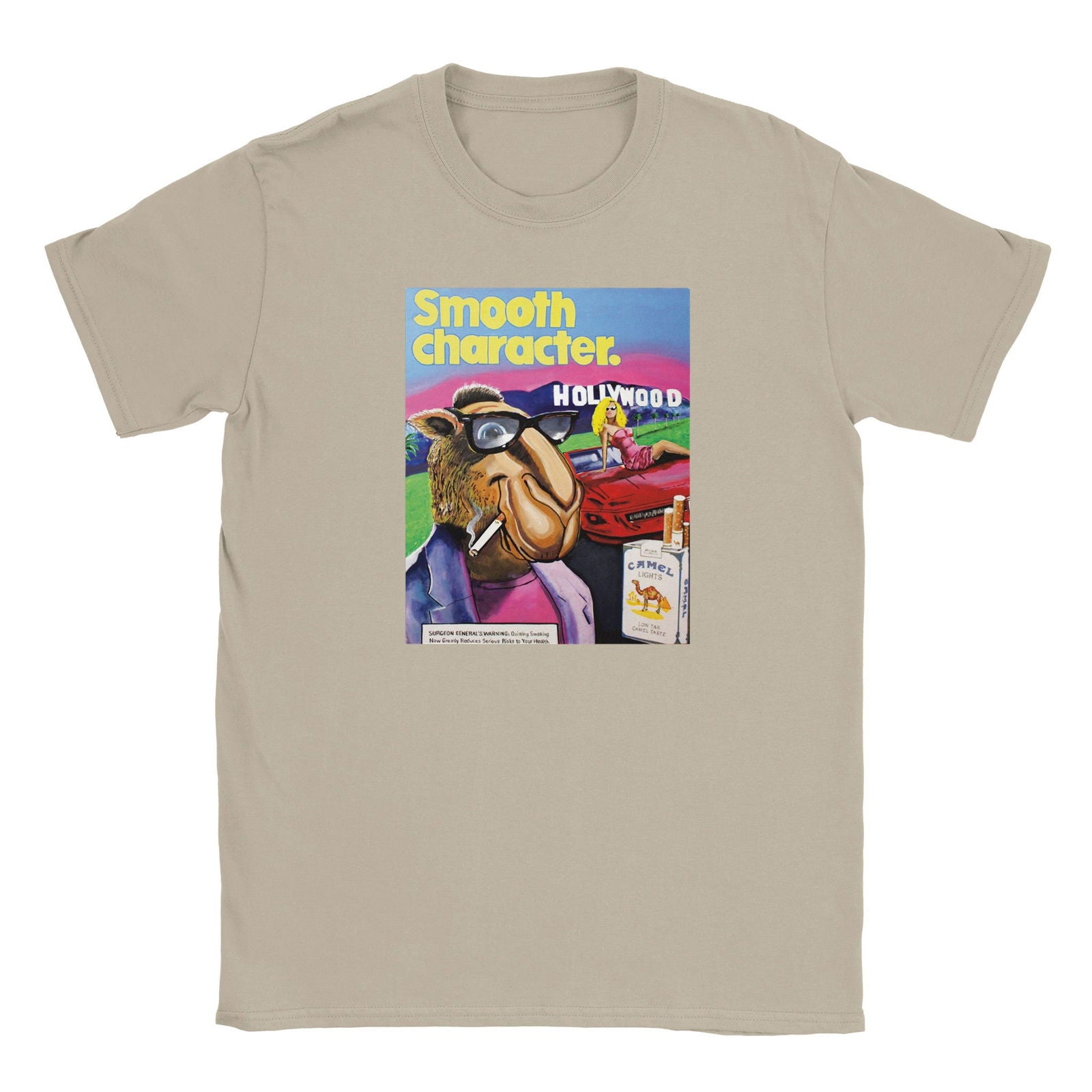 Tabak Camel Smooth | T-shirt Unisex - Tshirt-Fabriek.nl