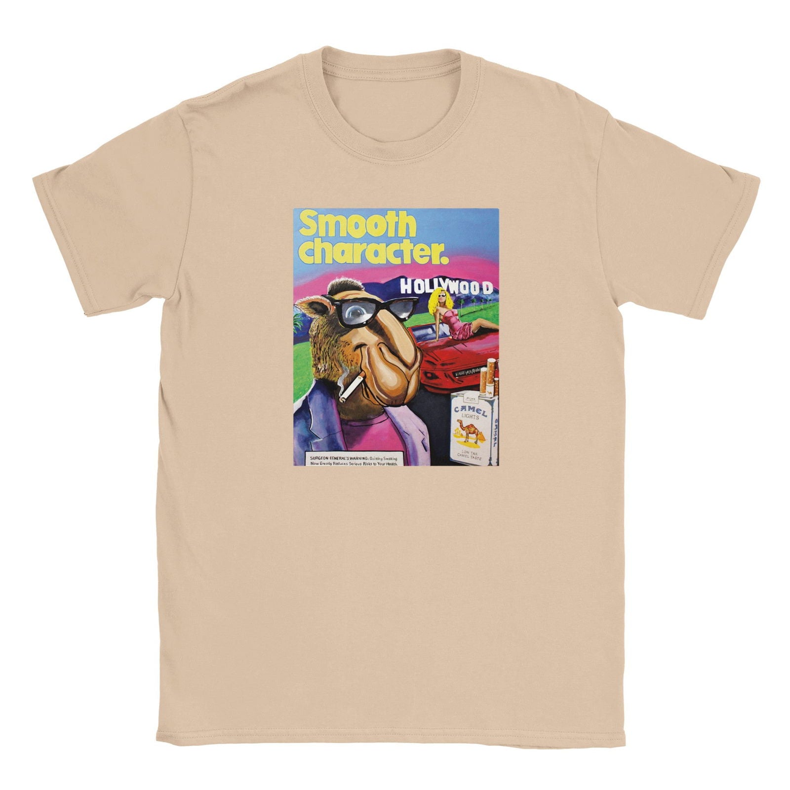 Tabak Camel Smooth | T-shirt Unisex - Tshirt-Fabriek.nl