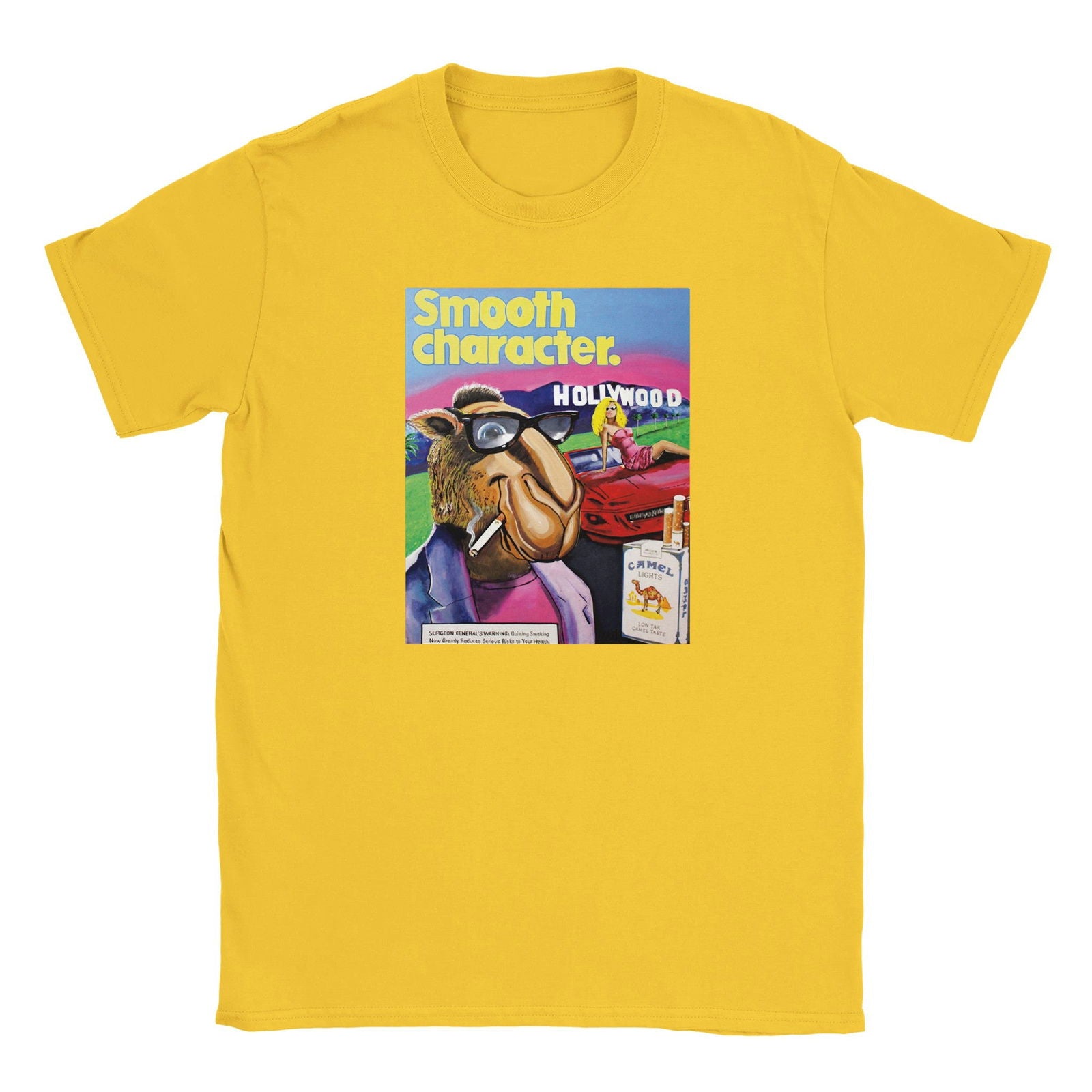 Tabak Camel Smooth | T-shirt Unisex - Tshirt-Fabriek.nl