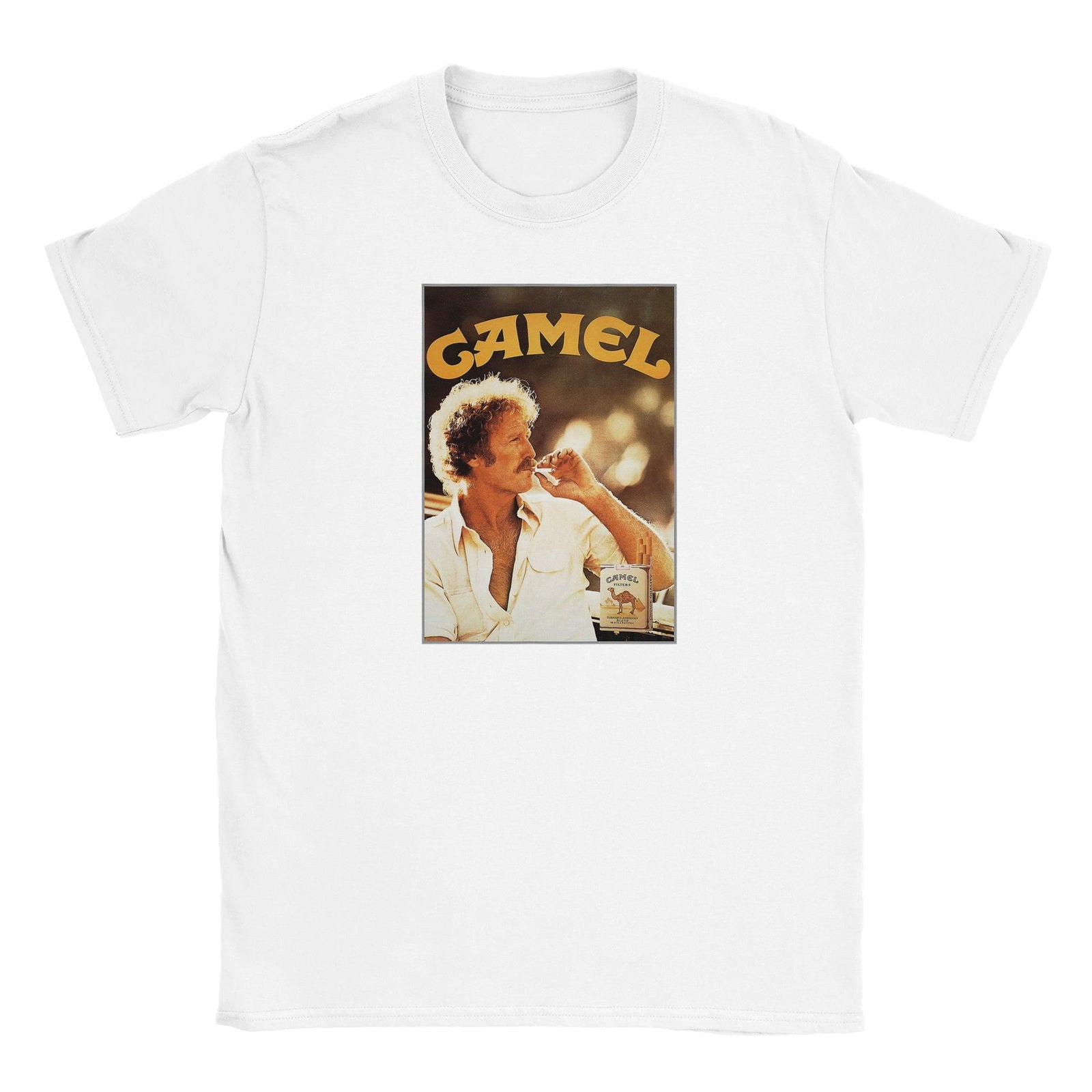 Tabak Camel | T-shirt Unisex - Tshirt-Fabriek.nl