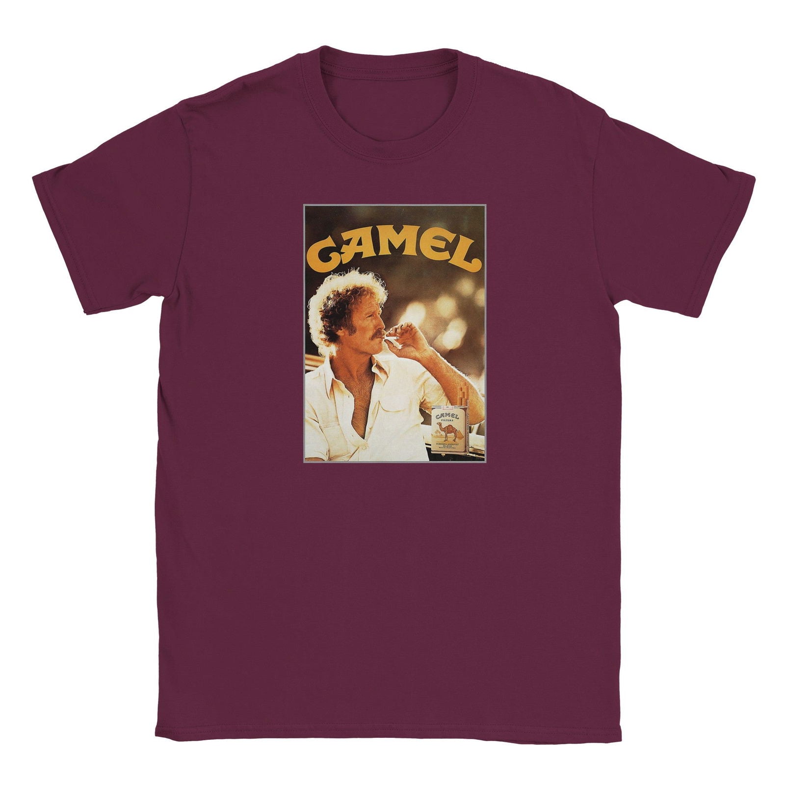 Tabak Camel | T-shirt Unisex - Tshirt-Fabriek.nl