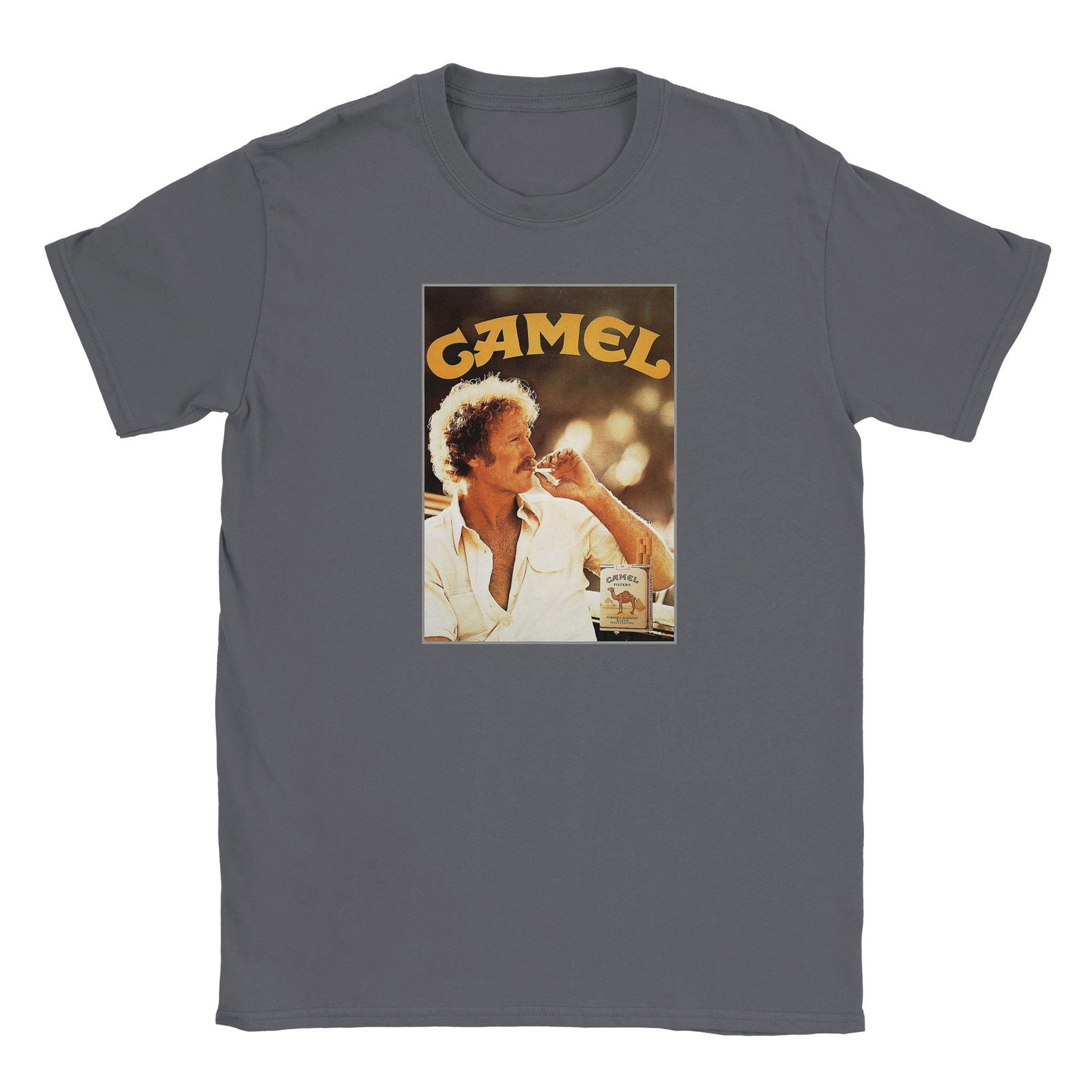 Tabak Camel | T-shirt Unisex - Tshirt-Fabriek.nl