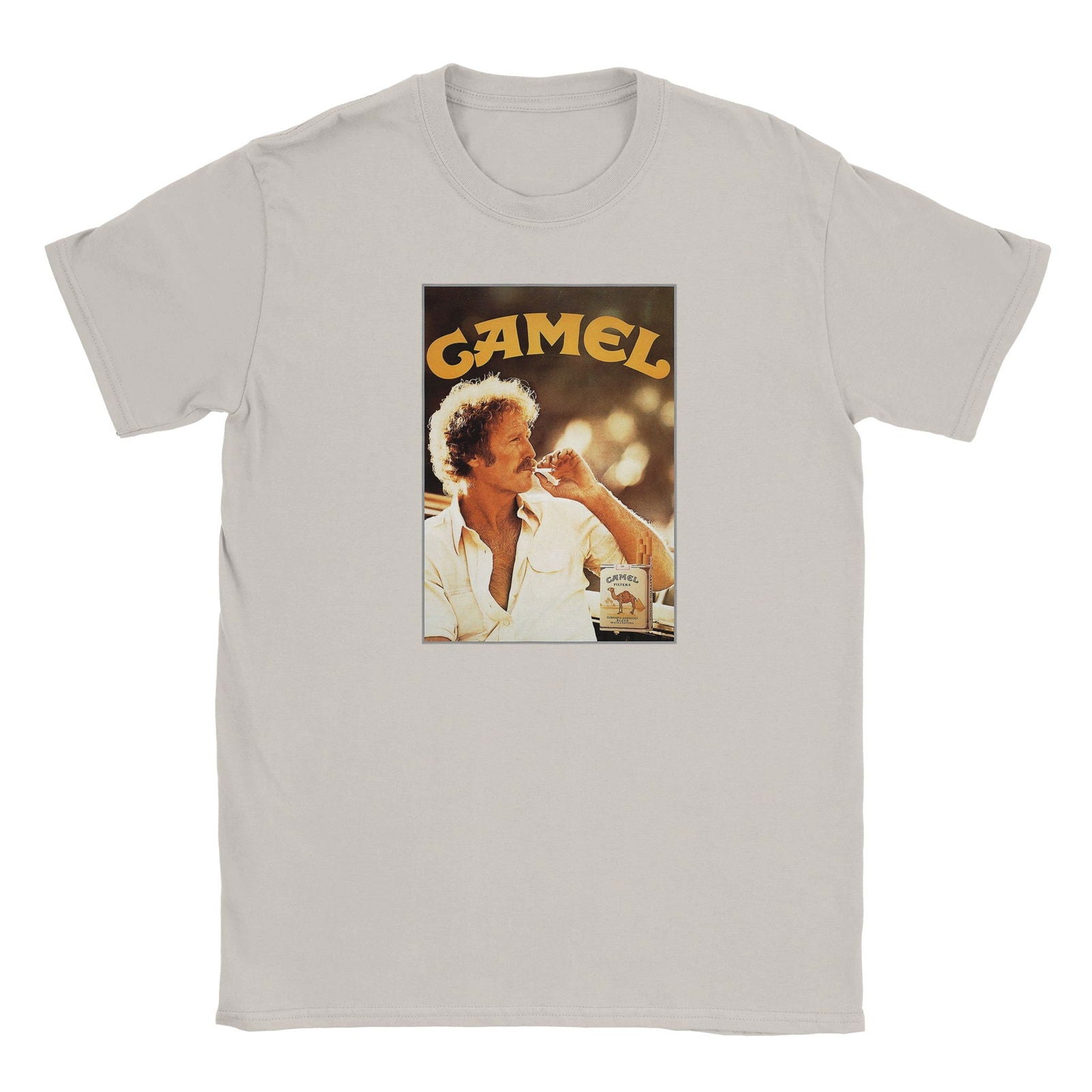 Tabak Camel | T-shirt Unisex - Tshirt-Fabriek.nl