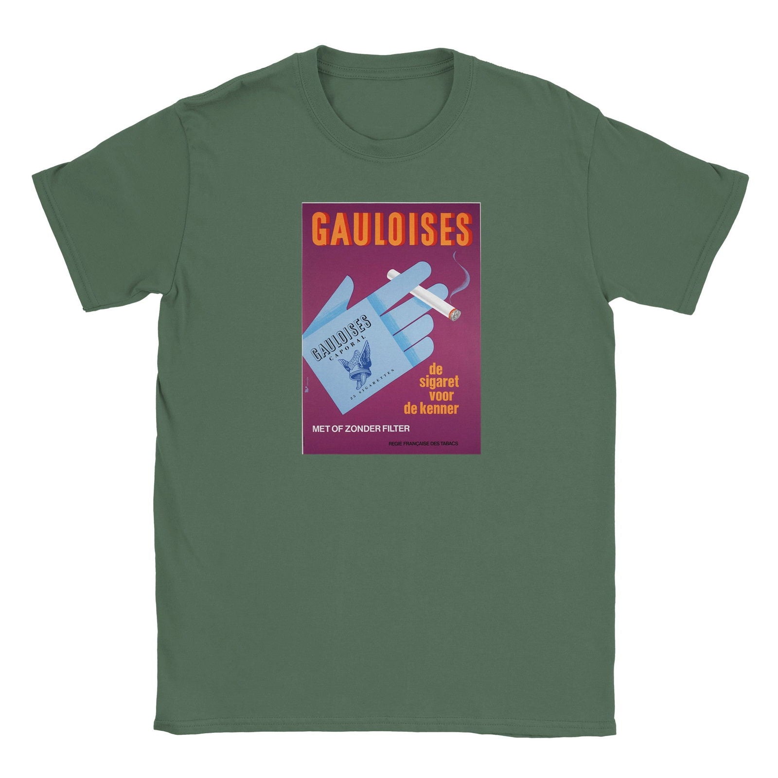 Tabak Gauloises | T-shirt Unisex - Tshirt-Fabriek.nl