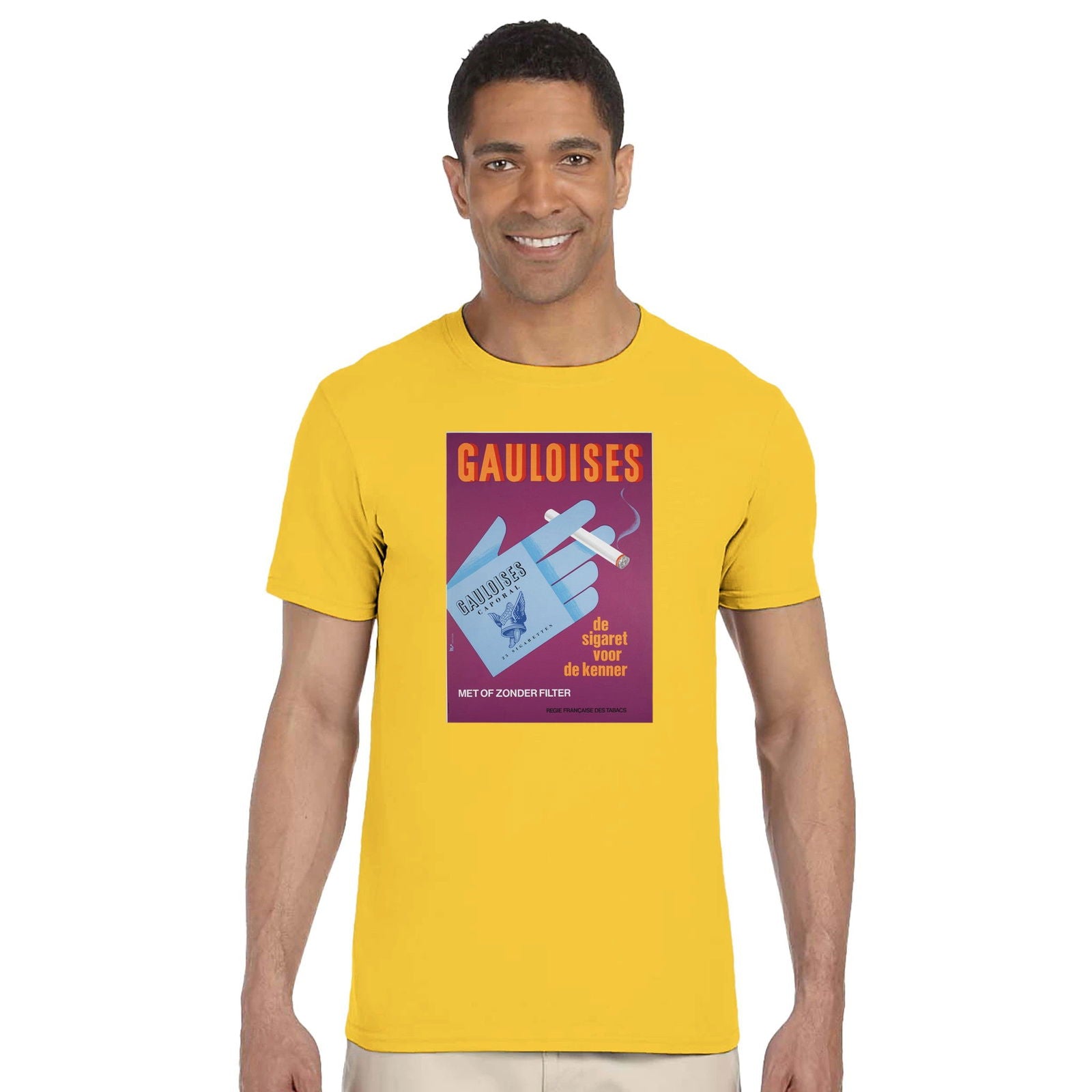 Tabak Gauloises | T-shirt Unisex - Tshirt-Fabriek.nl