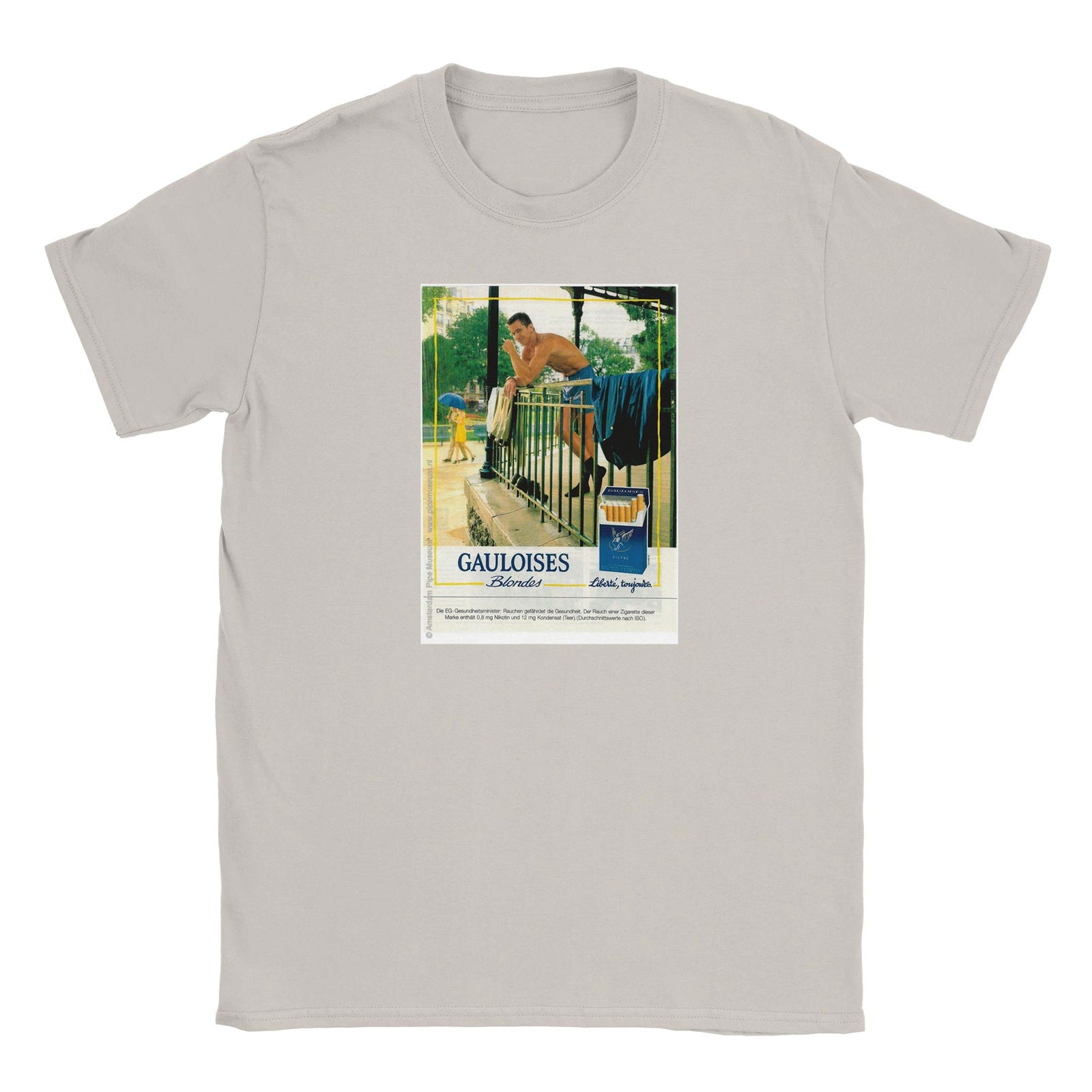 Tabak Gauloises blondes | T-shirt Unisex - Tshirt-Fabriek.nl